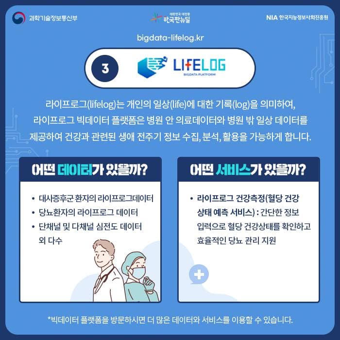 [카드뉴스] 신규 빅데이터 플랫폼 소개 상기 내용 참고 포스터 이미지